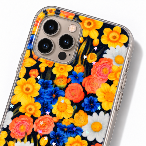 Husa pentru iPhone 16 Pro Max cu imprimeu floral, rezistenta la socuri si lovituri - ZetGSM [3]