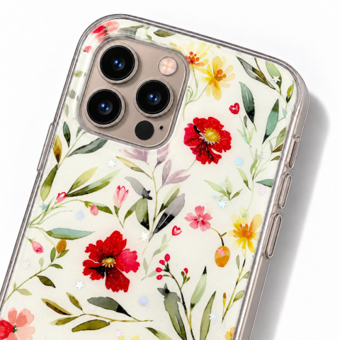 Husa pentru iPhone 16 Pro Max cu imprimeu floral, rezistenta la socuri si lovituri - ZetGSM [3]