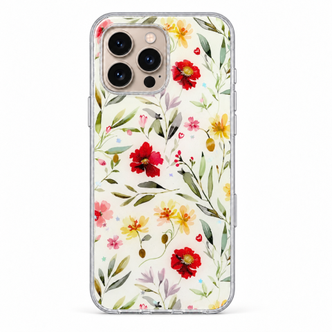 Husa pentru iPhone 16 Pro Max cu imprimeu floral, rezistenta la socuri si lovituri - ZetGSM [2]