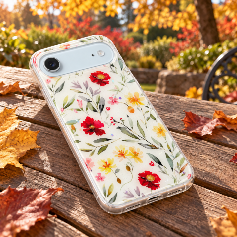 Husa pentru iPhone 17 Air cu imprimeu floral, rezistenta la socuri si lovituri - ZetGSM [6]