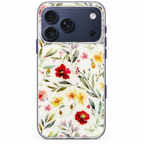 Husa pentru iPhone 17 Pro cu imprimeu floral, rezistenta la socuri si lovituri - ZetGSM [2]
