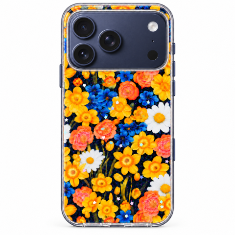 Husa pentru iPhone 17 Pro cu imprimeu floral, rezistenta la socuri si lovituri - ZetGSM [2]