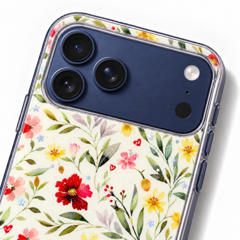 Husa pentru iPhone 17 Pro cu imprimeu floral, rezistenta la socuri si lovituri - ZetGSM [3]