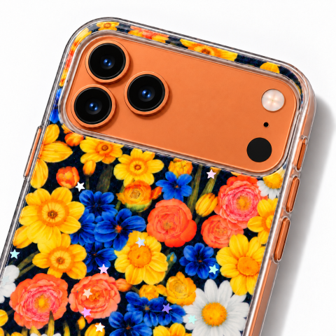 Husa pentru iPhone 17 Pro Max cu imprimeu floral, rezistenta la socuri si lovituri - ZetGSM [3]