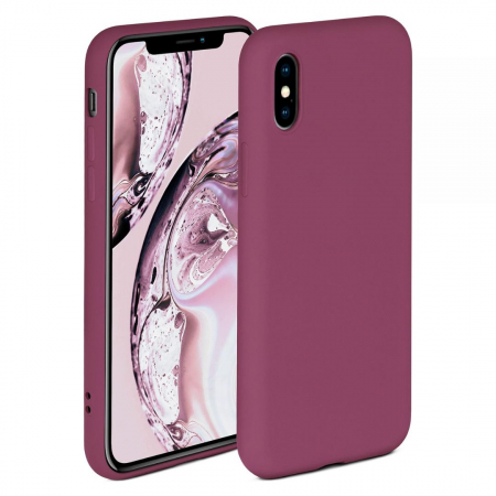 Huse Telefoane - Husa Silicon Catifelat pentru iPhone X - Protecție Camere