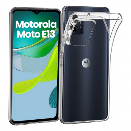 Produse - Husa Silicon Transparent Motorola E13