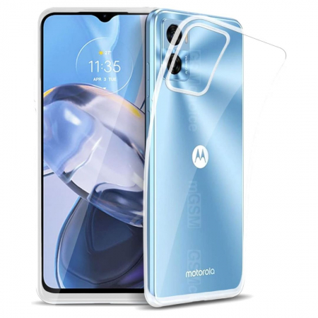 Huse Motorola - Husa pentru Motorola E22 din silicon - Transparenta