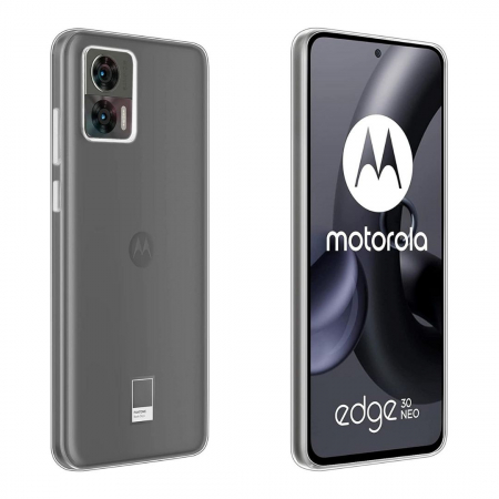 Husa pentru Motorola Edge 30 Neo din silicon - Transparenta [2]