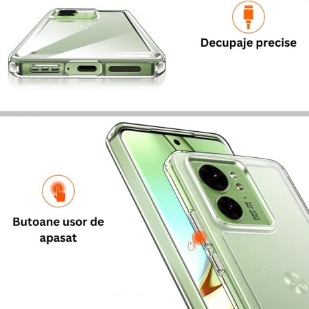 Husa Motorola Edge 40 - Silicon Transparent [3]