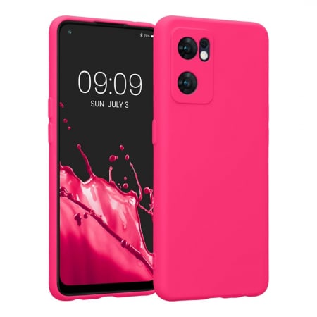 Huse Telefoane - Husa pentru Oppo A77 4G din sIlicon catifelat cu interior din microfibra si protectie la camere