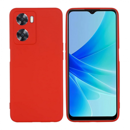 Husa pentru Oppo A77 4G din sIlicon catifelat cu interior din microfibra si protectie la camere [1]