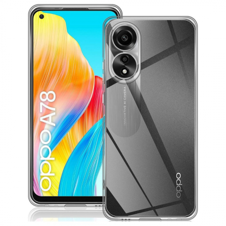 Produse - Husa Transparentă cu Protecție Camere pentru Oppo A78 4G