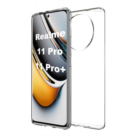Huse Realme - Husa pentru Realme 11 Pro 5G din silicon - Transparenta