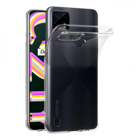 Huse Realme - Husa pentru Realme C21Y  din silicon - Transparenta