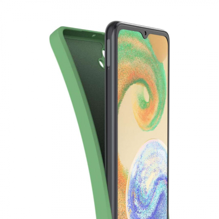 Husa pentru Samsung Galaxy A04s din sIlicon catifelat cu interior din microfibra si protectie la camere [3]