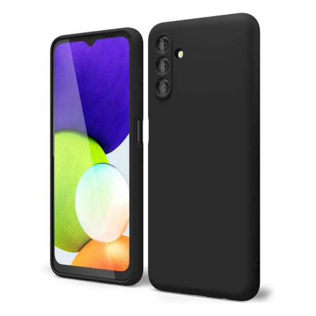 Huse Telefoane - Husa pentru Samsung Galaxy A04s din sIlicon catifelat cu interior din microfibra si protectie la camere
