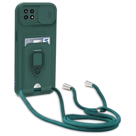 Produse - Husa Samsung A54 cu Protecție Camere, Șnur, Inel și Slot Card