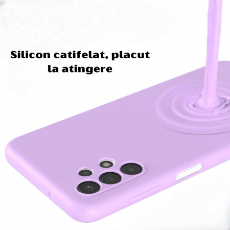Husă Silicon Catifelat Samsung Galaxy A13 4G cu Protecție Cameră [2]