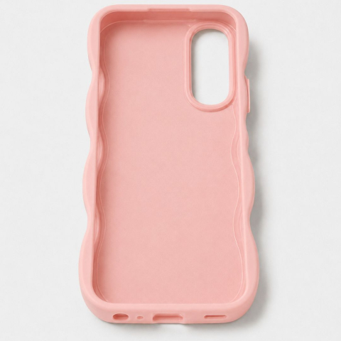 Husa pentru Samsung Galaxy A15, protectie Anti-Soc si design ondulat Candy - Negru [3]