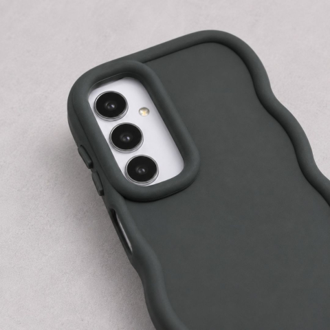 Husa pentru Samsung Galaxy A16, protectie Anti-Soc si design ondulat Candy - Negru [3]