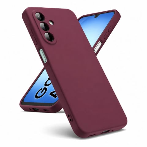 Huse Samsung - Husa silicon catifelat pentru Samsung Galaxy A17 cu interior din microfibra si protectie camere