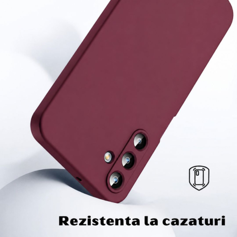 Husa silicon catifelat pentru Samsung Galaxy A17 cu interior din microfibra si protectie camere [1]