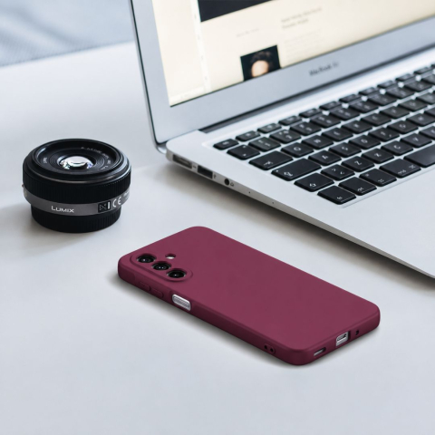 Husa silicon catifelat pentru Samsung Galaxy A17 cu interior din microfibra si protectie camere [5]