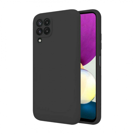 Huse Telefoane - Husa Silicon Catifelat Samsung Galaxy A22 4G cu Protecție Cameră
