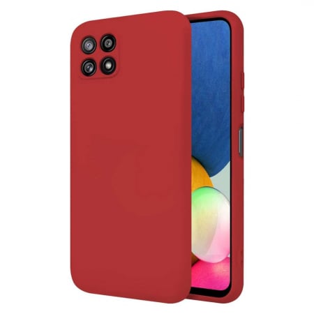 Huse Samsung - Husa Silicon Catifelat Samsung Galaxy A22 5G cu Protecție Cameră