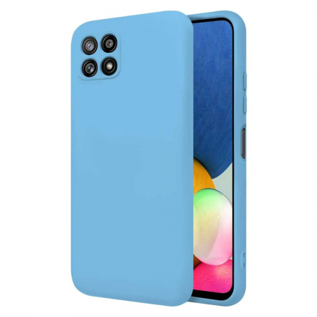 Produse - Husa Silicon Catifelat Samsung Galaxy A22 5G cu Protecție Cameră