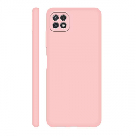 Husa Silicon Catifelat Samsung Galaxy A22 5G cu Protecție Cameră [3]