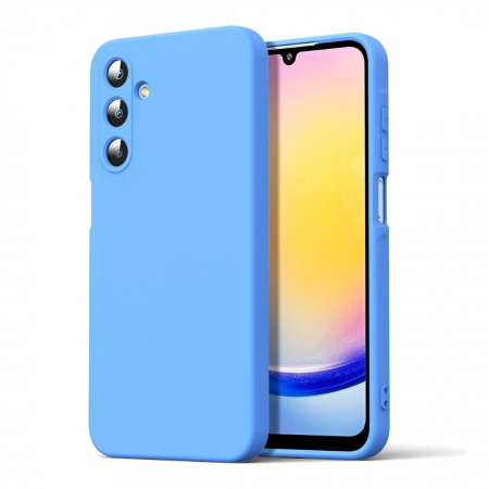 Huse Samsung - Husa pentru Samsung Galaxy A25 din sIlicon catifelat cu interior din microfibra si protectie la camere