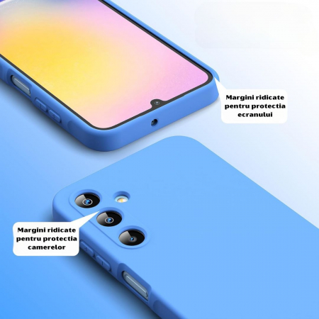 Husa pentru Samsung Galaxy A25 din sIlicon catifelat cu interior din microfibra si protectie la camere [2]