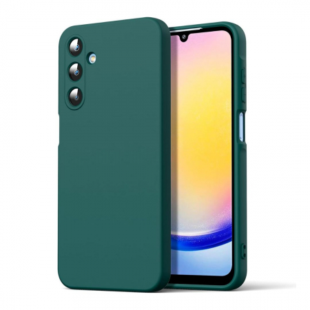 Huse Telefoane - Husa pentru Samsung Galaxy A25 din sIlicon catifelat cu interior din microfibra si protectie la camere