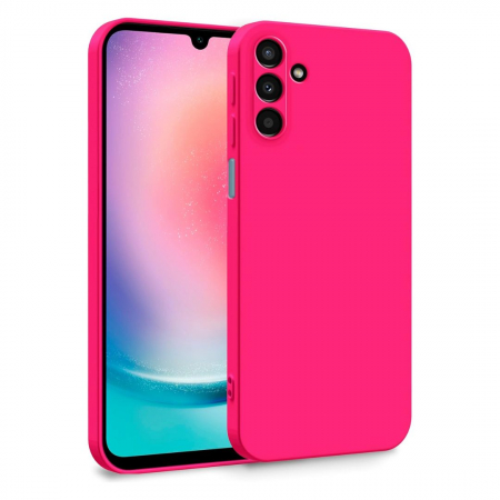 Huse Telefoane - Husa pentru Samsung Galaxy A25 din sIlicon catifelat cu interior din microfibra si protectie la camere