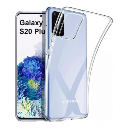 Huse Samsung - Husa Transparentă Silicon pentru Samsung Galaxy S20 Plus