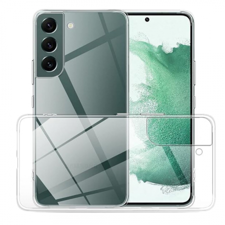 Huse Samsung - Husa Silicon Transparent pentru Samsung Galaxy S22 Plus