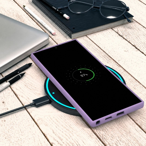 Husa pentru Samsung Galaxy S24 Ultra din sIlicon catifelat cu interior din microfibra si protectie la camere [7]