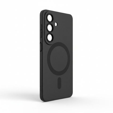 Husă pentru Samsung Galaxy S26+ cu Inel Magnetic și Protecții pentru Camere - Soft Matte Black [7]