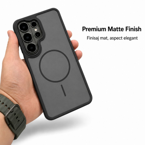 Husă pentru Samsung Galaxy S26 Ultra cu Inel Magnetic, Protecție Antisoc [3]