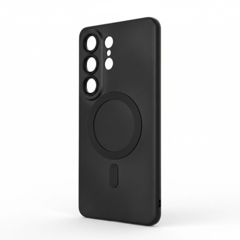 Husă pentru Samsung Galaxy S26 Ultra cu Inel Magnetic și Protectii pentru Camere – Soft Matte Black [9]