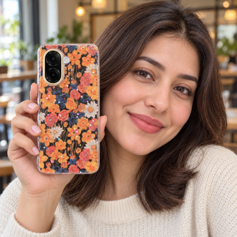 Husa pentru Xiaomi Redmi A5 cu imprimeu floral, rezistenta la socuri si lovituri - ZetGSM [7]