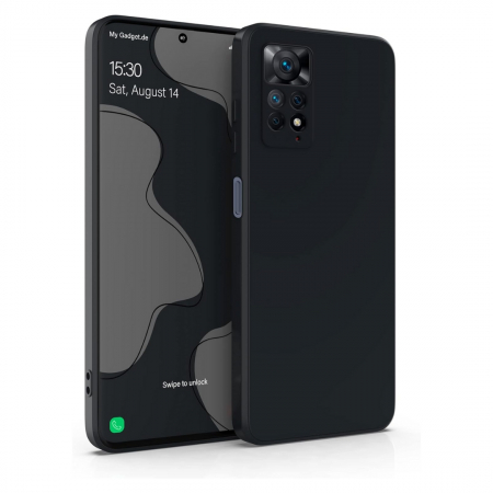 Husa pentru Xiaomi Redmi Note 12 Pro 4G din sIlicon catifelat cu interior din microfibra si protectie la camere [0]