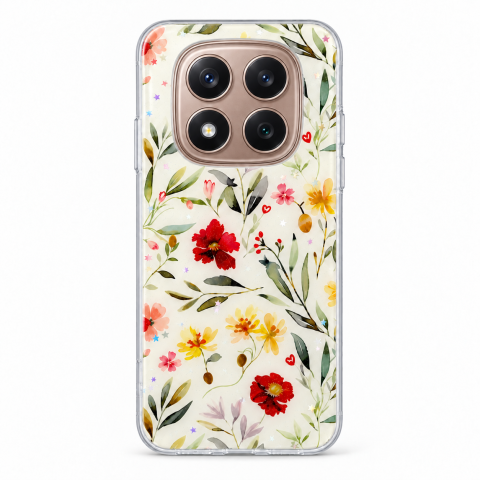 Husa pentru Xiaomi Redmi Note 14 Pro 4G cu imprimeu floral, rezistenta la socuri si lovituri - ZetGSM [2]