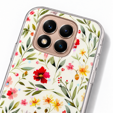 Husa pentru Xiaomi Redmi Note 14 Pro 4G cu imprimeu floral, rezistenta la socuri si lovituri - ZetGSM [3]