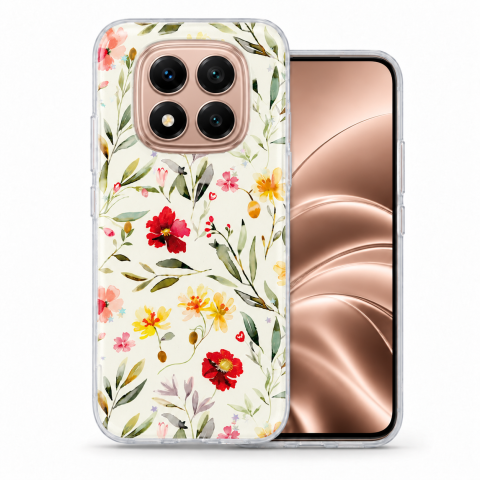 Huse Xiaomi - Husa pentru Xiaomi Redmi Note 14 Pro 4G cu imprimeu floral, rezistenta la socuri si lovituri - ZetGSM