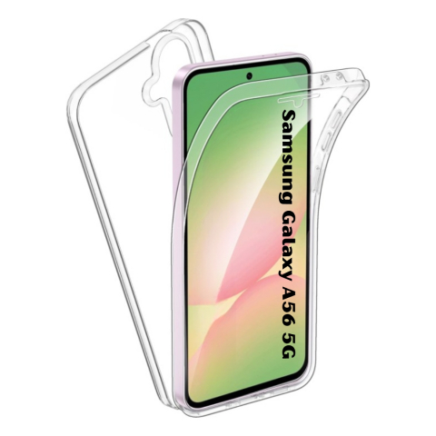 Husa Protectie 360° (Fata+Spate) compatibila Samsung Galaxy A56 5G, Transparanta, Protectie Completa [0]