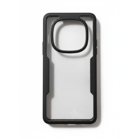 Husa Protectie 360° (Fata + Spate) compatibila Xiaomi Poco X7, Transparenta cu Margini Negre – Protectie Completa [3]