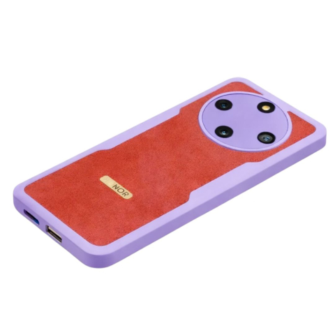 Husa Protectie 360° (Fata + Spate) pentru Honor Magic8 Lite, Transparenta cu Margini Negre – Protectie Completa [4]