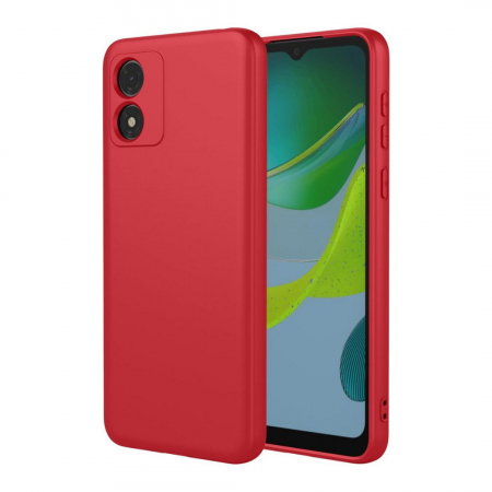 Huse Motorola - Husa silicon catifelat pentru Motorola Moto E13 interior microfibra si protectie camere